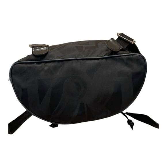 **TRADED** Salvatore Ferragamo EUC Gancini Black Nylon & Leather Mini Backpack - Picture 7 of 10